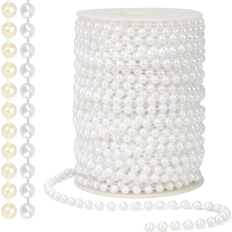 Event Suppliers - 2/5m ABS Imitazione Perla Perline Catena