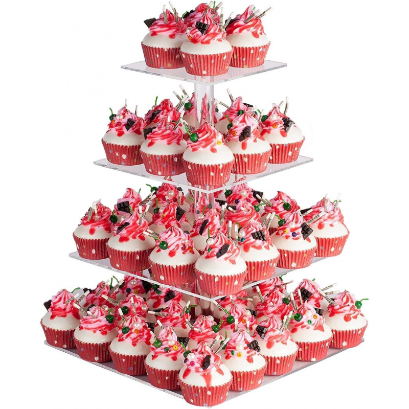 Cupcake Stand Tier - YestBuy Supporto per cupcake in acrilico
