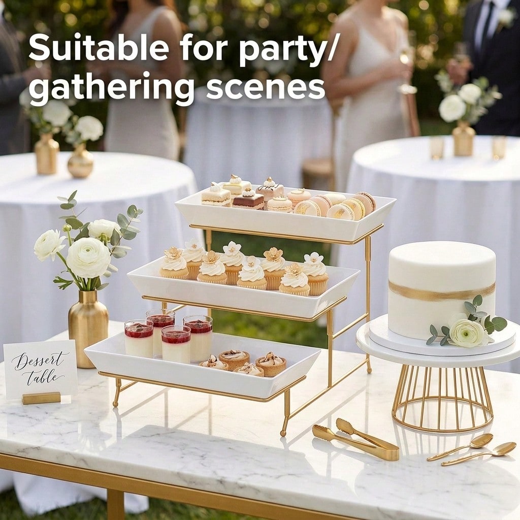 Cupcake Stand Tier - BLAGEPORT, 1 pezzo, espositore a 3