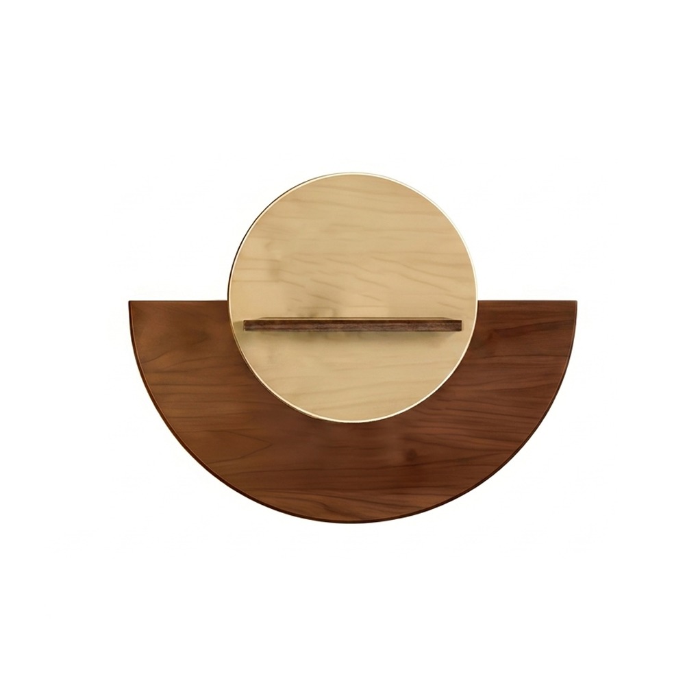 Flower Wall Panel - Mensola Ovale in Legno da Parete