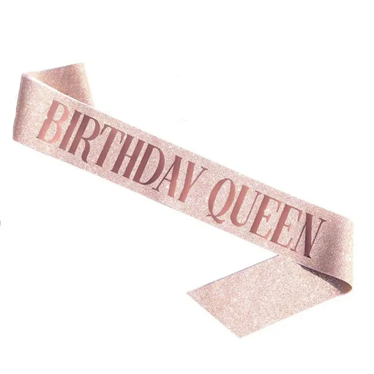 Compleanno regina corona ragaz - Birthday Sash Glitter recensione e prezzo
