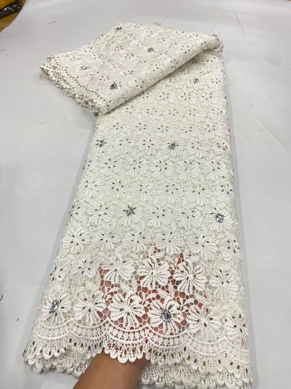 Tessuto in Tulle Nigeriano Afr - Glitter Tablecloth recensione e prezzo
